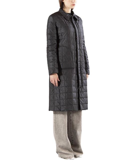 Jane Post Quilted Rain Coat in Black Lyst