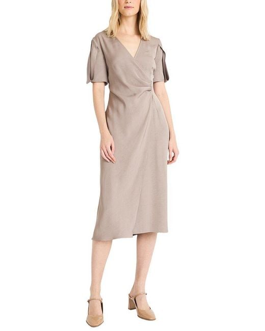 Luxely Natural Midi Dress