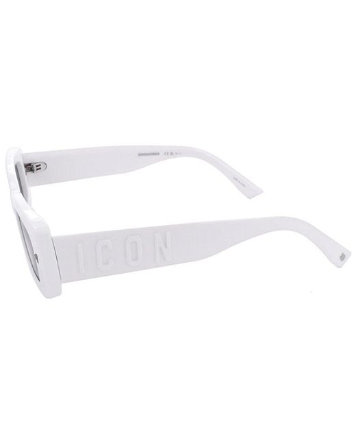 DSquared² White 52Mm Sunglasses