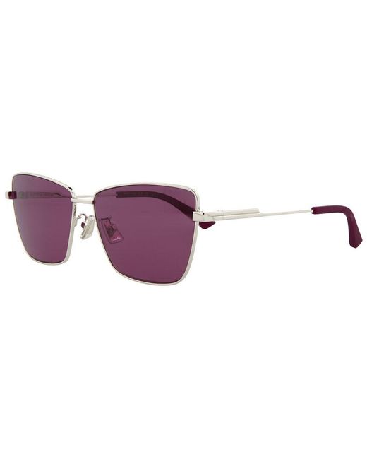 Bottega Veneta Purple Bv1195s 59mm Sunglasses