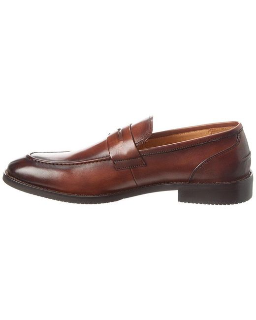 Warfield & Grand Brown Solano Leather Loafer for men