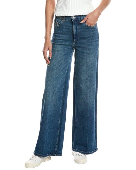 DL1961 Blue Hepburn Wide Leg Jean