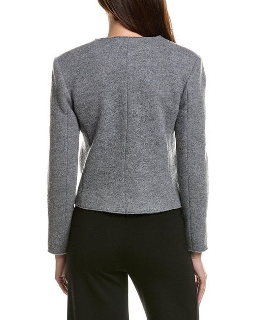 Weekend by Maxmara Gray Savona Wool Jacket
