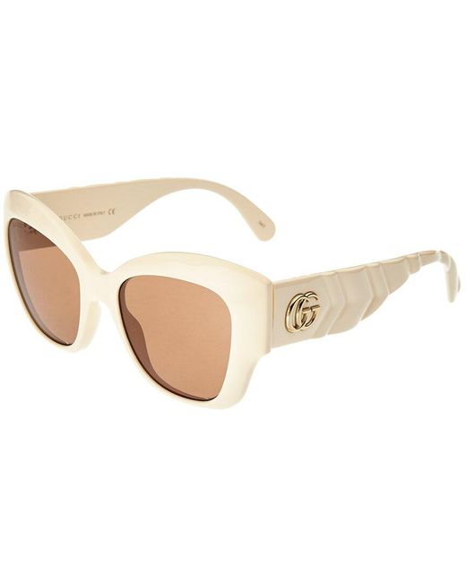 Gucci Natural GG0808S 53mm Sunglasses