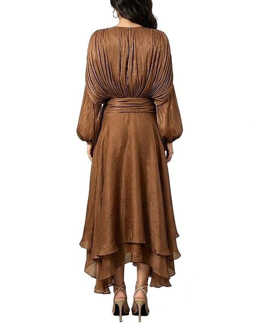 MIRA RICHI Brown Maxi Dress