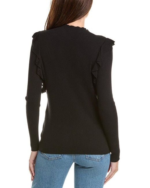 AREA STARS Black Labo Knit Top