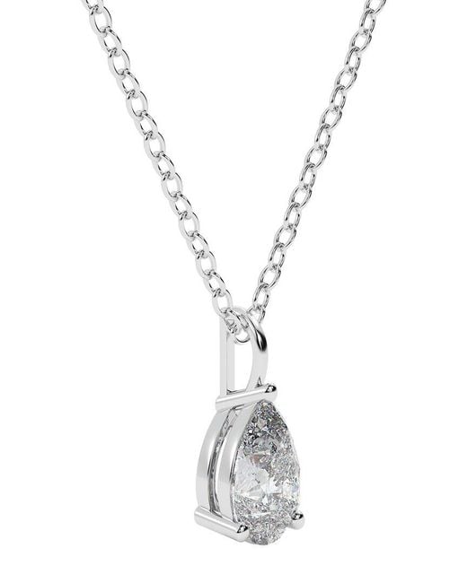Lab Grown Diamonds Metallic 14k 1.00 Ct. Tw. Lab-grown Diamond Necklace