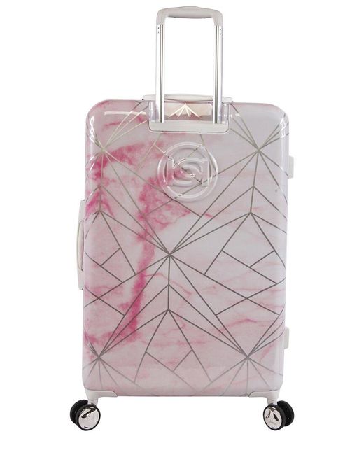 Bebe Pink Alana 29in Large Spinner Luggage