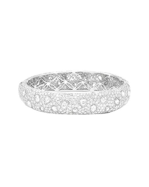 Diana M Multicolor Fine Jewelry 18k 18.30 Ct. Tw. Diamond Bangle