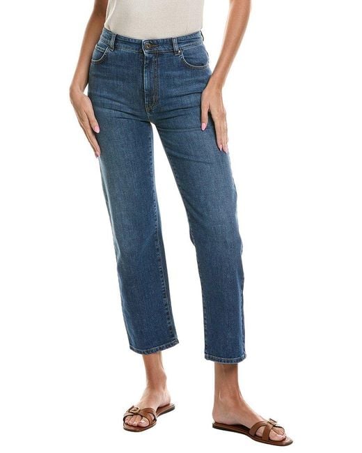 Weekend by Maxmara Blue Loris Denim Trouser