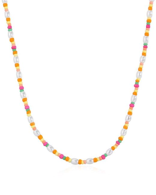 Luv Aj X Sivan Ayla Pearl Lahaina Chain Necklace in Metallic | Lyst