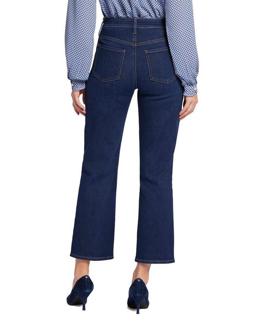 NYDJ Blue Bailey Relaxed Straight Ankle Palace Jean