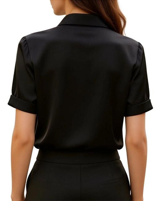 Tedora Black Blouse