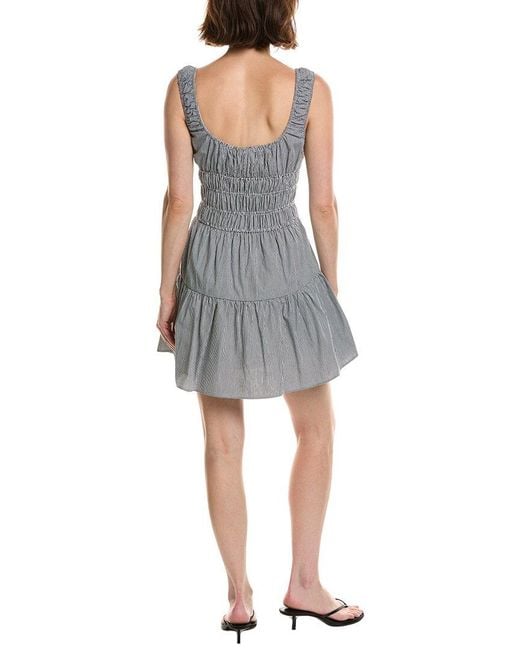 Nia Gray Salt Mini Dress