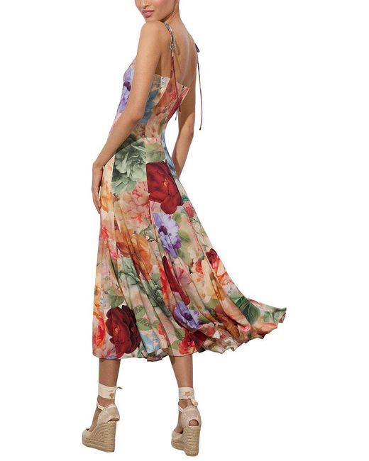 Alice + Olivia White Alice + Olivia Jeanette Midi Dress