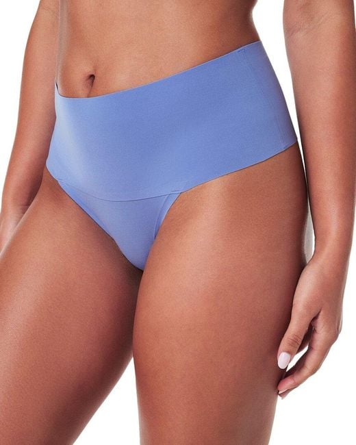 Spanx Blue Undie-Tectable Thong