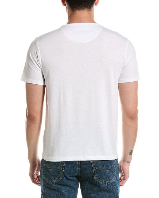 Original Penguin White Henley T-shirt for men