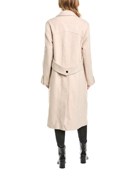 AllSaints Natural Millie Wool-blend Coat