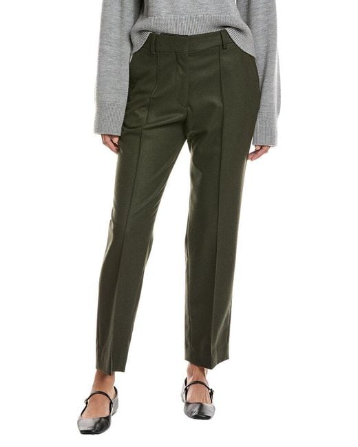 Officine Generale Green Officine Generale Roxane Wool Pant