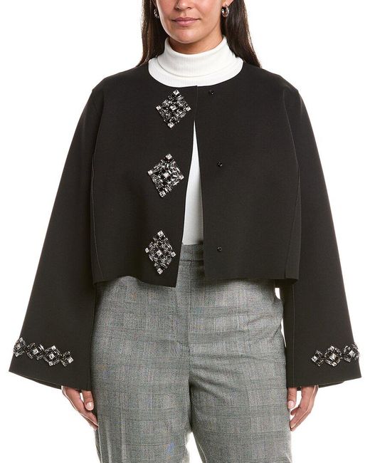 Marina Rinaldi Black Plus Mabel Jacket
