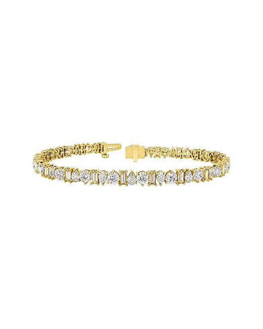 Lab Grown Diamonds White 14K 8.06 Ct. Tw. Lab-Grown Diamond Tennis Bracelet