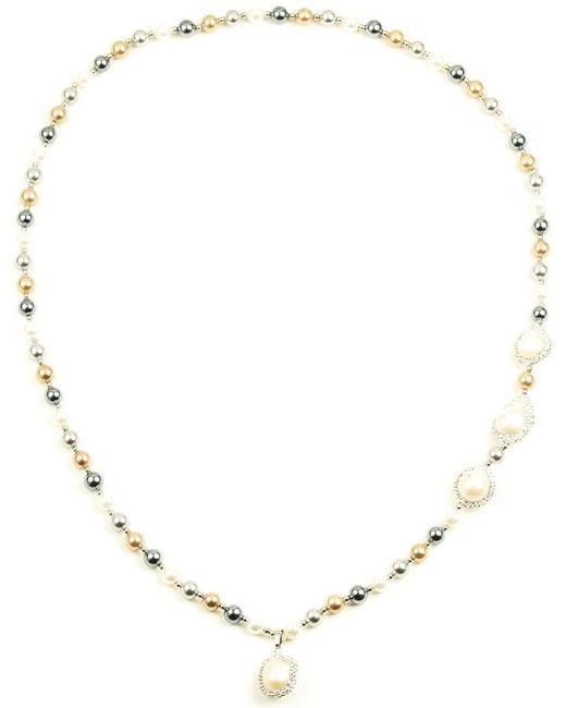 Eye Candy LA Natural Pearl Drop Necklace