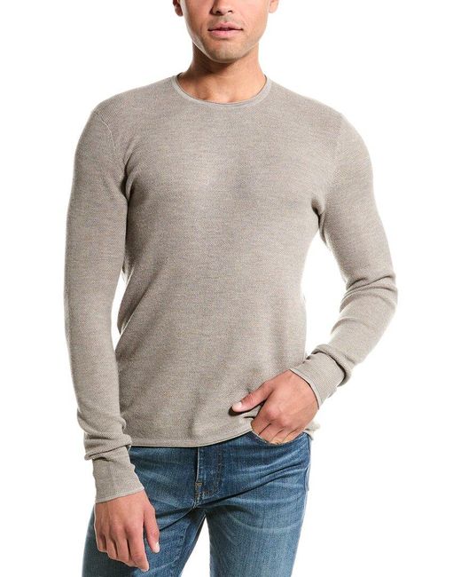 Rag Bone Marty Wool Blend Sweater in Grey for Men Lyst UK