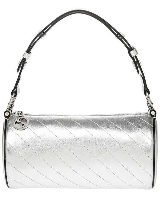 Gucci Metallic Blondie Small Leather Shoulder Bag