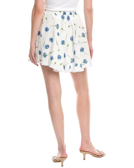 Madison Miles White Mini Skirt