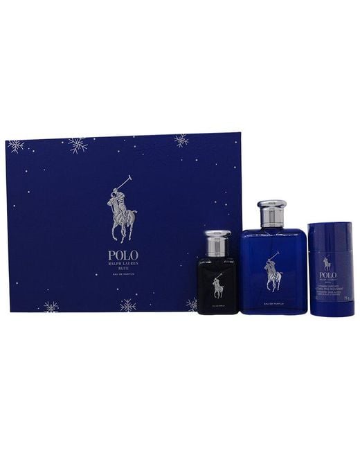 Ralph Lauren Blue Polo Gift Set for men