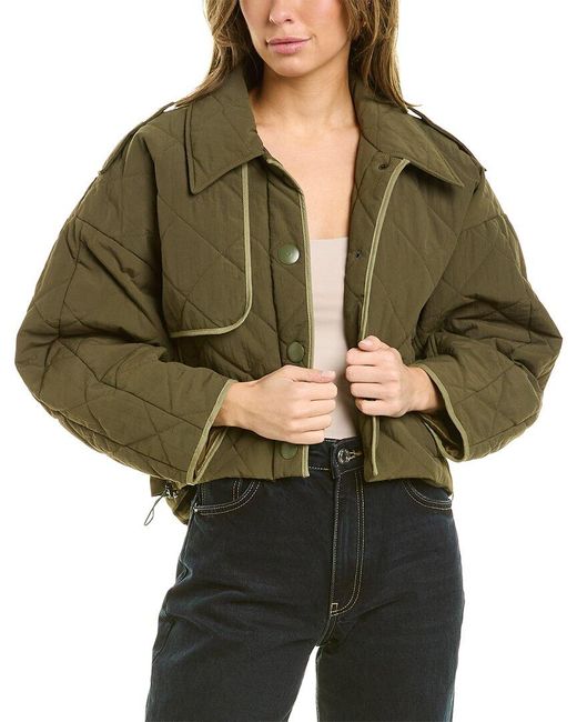 Ba&sh Widy Jacket in Green | Lyst