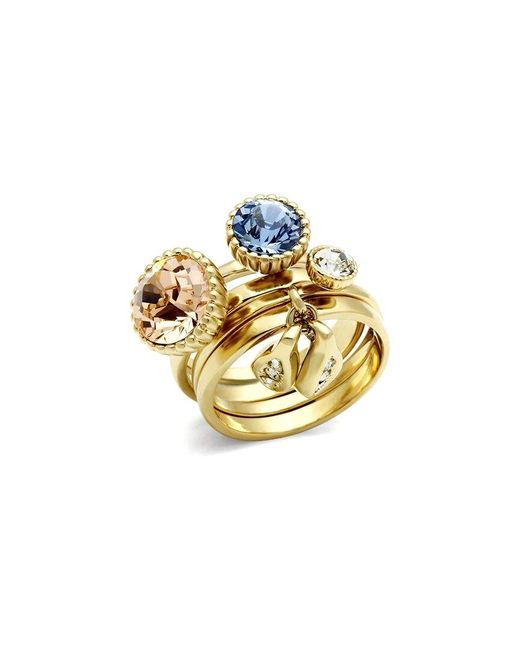 Alamode Jewelry Metallic Plated Ring
