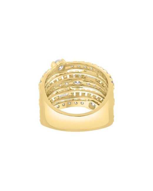 Effy Fine Jewelry Metallic 14K 0.41 Ct. Tw. Lab-Grown Diamond Ring