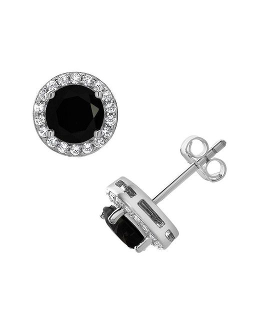 Lab Grown Gemstones Black Lab-Grown Diamond & Gemstone Studs