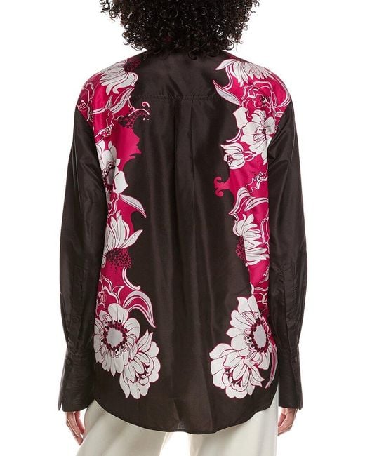 Valentino Pink Silk Shirt