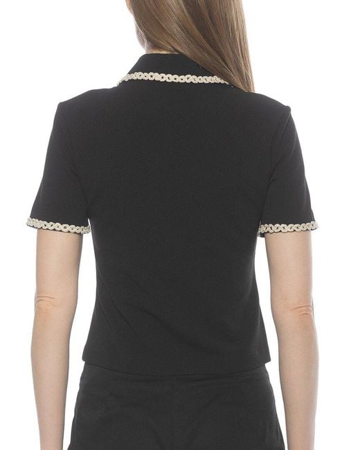 Alexia Admor Black Brianna Top