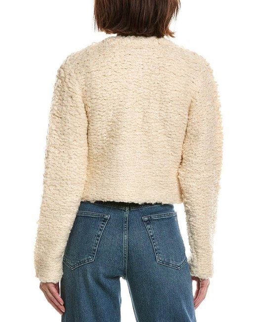 FRAME Natural Frame The Shag Wool-blend Cardigan