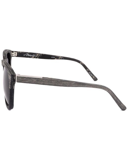 Linda Farrow Black Pl169 55mm Sunglasses for men