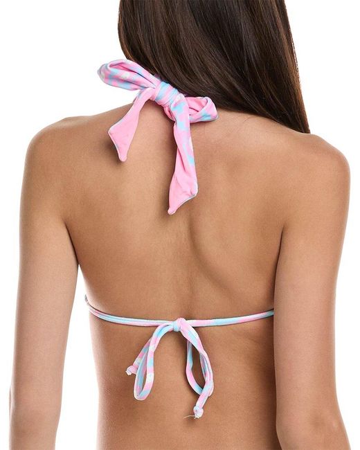 Frankie's Bikinis White Frankies Bikinis Bash Terry Bikini Top