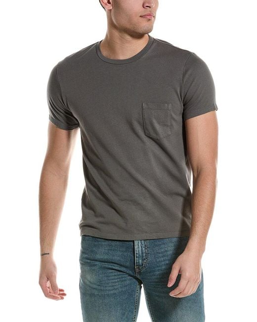 Save Khaki Gray Pocket T-shirt for men