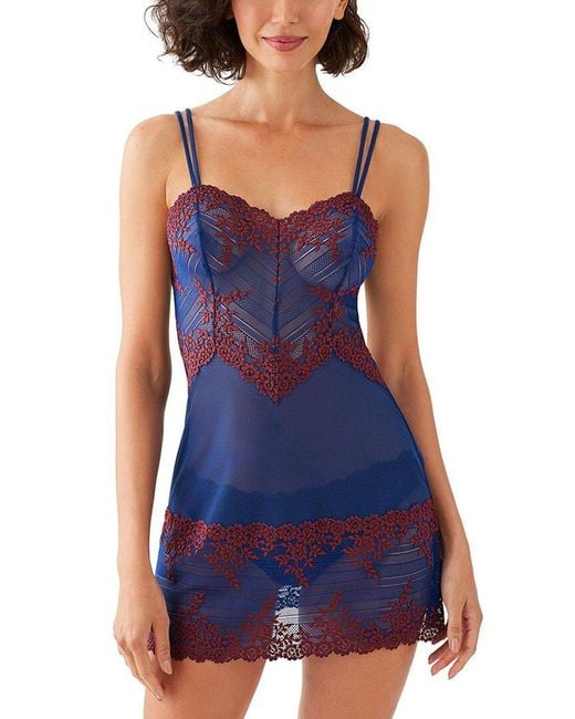 Wacoal Blue Embrace Lace Chemise
