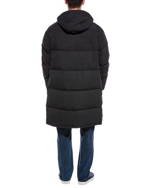 Rag & Bone Black Victor Down Coat for men