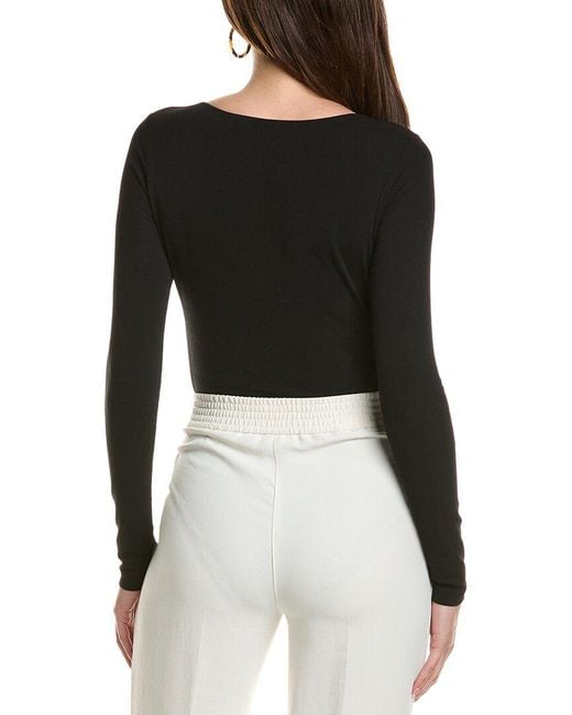 Michael Kors Black Jersey Bodysuit