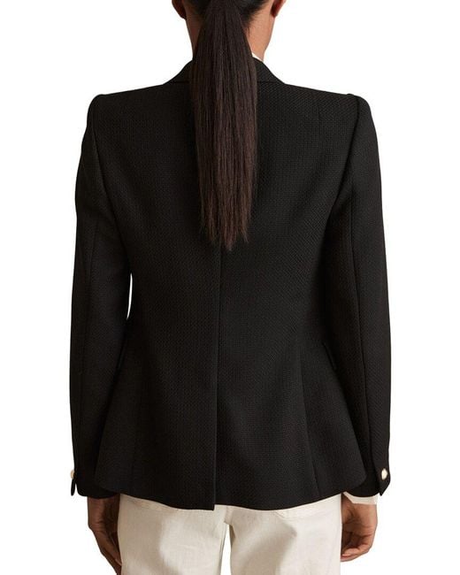Reiss Black Petite Tally Jacket