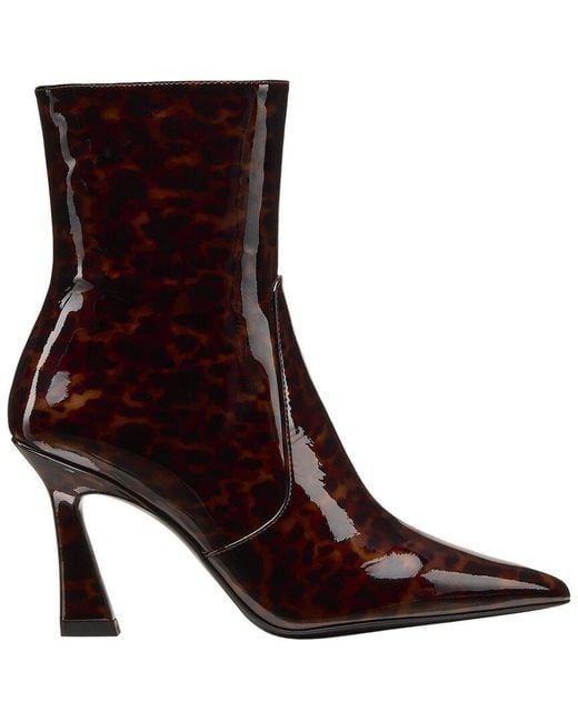 Stuart Weitzman Brown Vinnie Zip Bootie 85