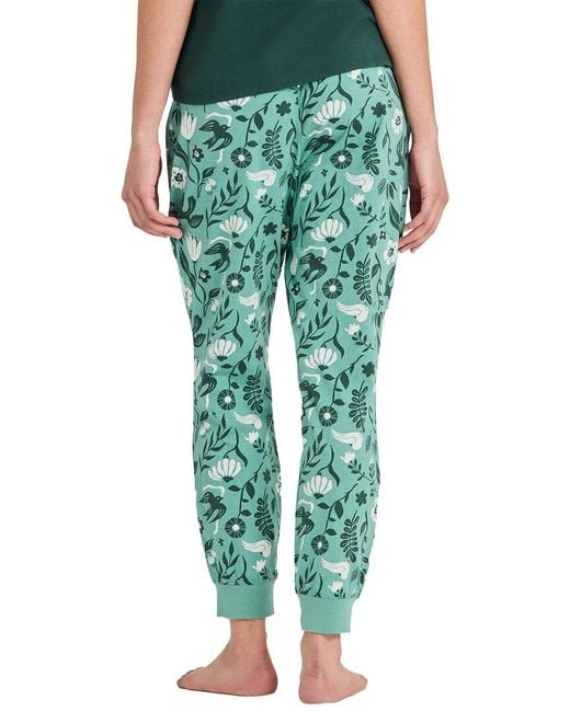 Life Is Good. Green Snuggle Up Sleep Jogger