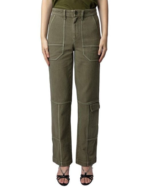 Zadig & Voltaire Green Pepper Pant