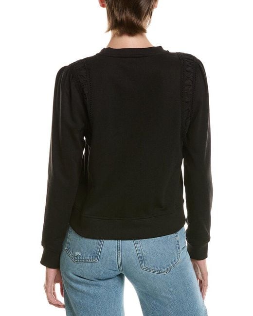 Nicole Miller Black Sweatshirt