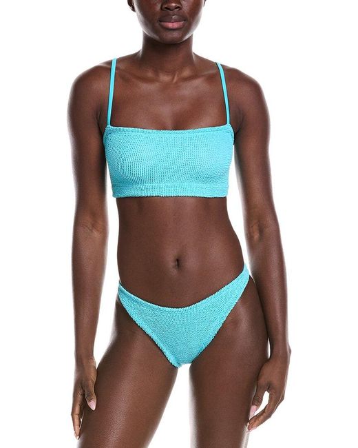 Hunza G Blue Gigi 2pc Bikini Set