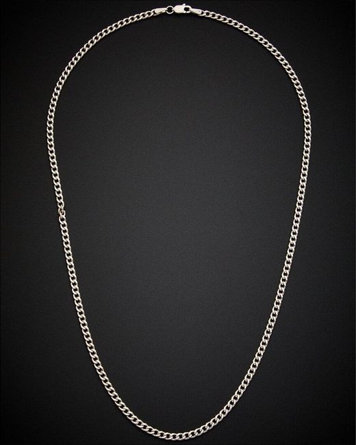 Italian Gold Black 14k 2.2mm Miami Cuban Link Necklace